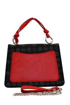 Morpelikan Kadın Zincir Askılı Körüklü Monogram El Omuz Çantası