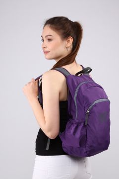 Mor Nano Kumaş Unisex Okul Spor Sırt Çantası